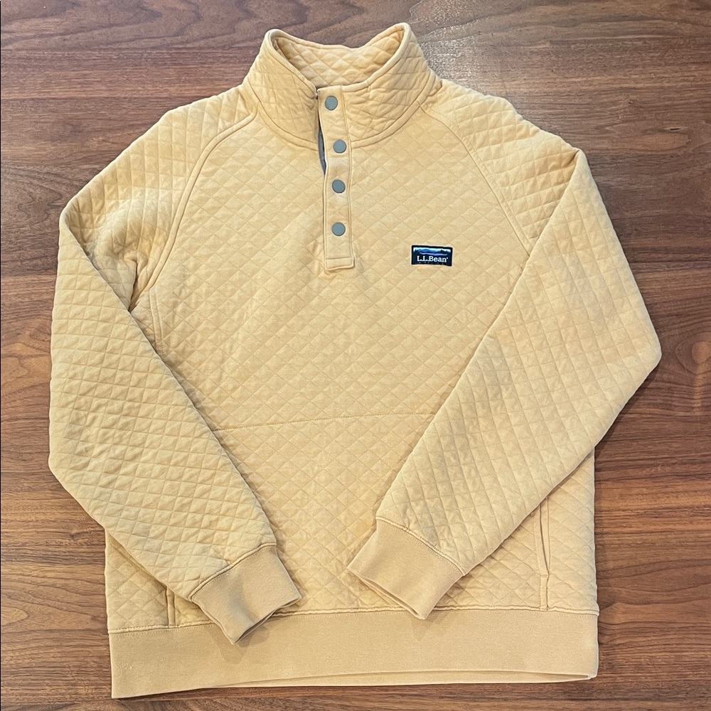 LL Bean Men’s Quilted Sweatshirt, M Reg